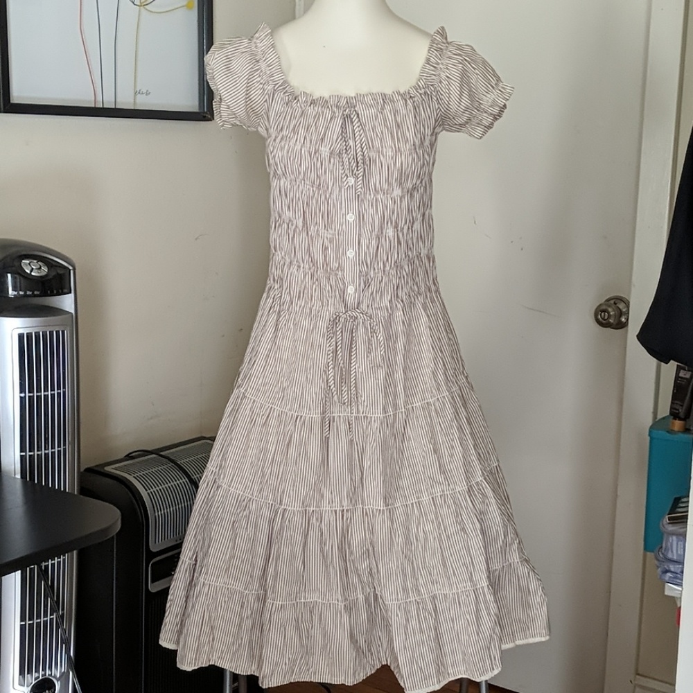 Vintage Ruffled Dress